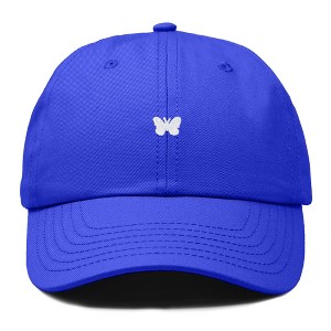 Dalix Lil Butterfly Embroidered Cotton Cap Outdoor Dad Hat Womens - 1 of 4
