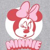 Men's - Disney - Minnie Mouse Wink Face Long Sleeve Graphic T-Shirt - 2 of 4