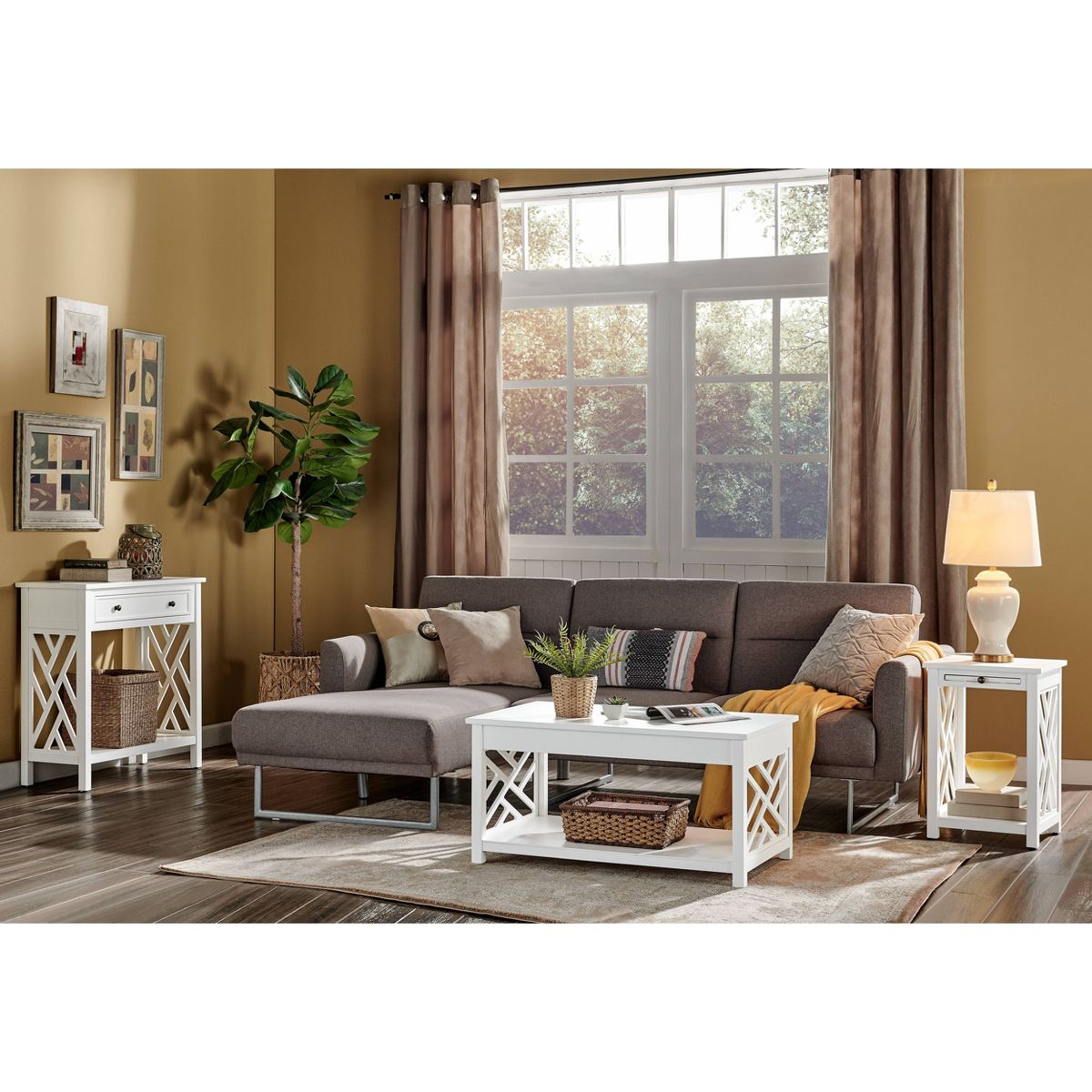 36" Middlebury Wood Coffee Table - Alaterre Furniture - thumbnail 10