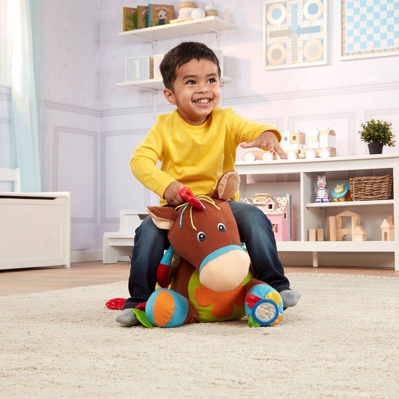Melissa &#38; Doug Giddy-Up and Play Baby Activity Toy - Multi-Sensory Horse, 3 of 11