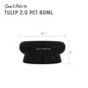 Sam's Pets Short Tulip 2.0 Pet Bowl in Glossy Black - 4 of 4