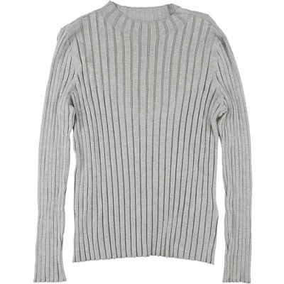 I.N.C International Concepts Womens Embellished Pullover Sweater, Grey, X-Small