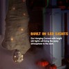 Joyfy 65" Halloween Hanging Cocoon Corpses Props Outdoor, Halloween Decoration Body Prop Corpses Skeleton with Lights&LED Eyes&Sound - 4 of 4