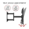 Karl Home 40 in. to 75 in. Flat Tilting TV Wall Mount with Spirit Level - 4 of 4