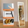 GlasFlength Full Length Mirrors Full Length Mirrors Multi Position Mirror Premium Glass Flexible Setup For Bedroom, Silver, 15.7"*59.8"*0.8" - 4 of 4