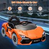 12V Ride On Car for Kids, Battery Powered Sports Car Toy for Boys & Girls, with USB, Music, Remote Control, Headlight - 4 of 4