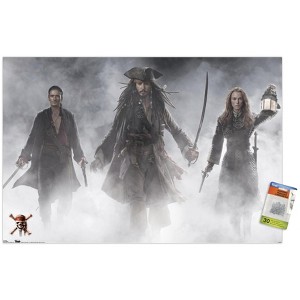 Trends International Disney Pirates of the Caribbean: At World's End - Group Unframed Wall Poster Prints - 1 of 4