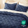 3 Pieces Boho Duvet Cover Set for All Seasons Soft Shabby Chic Embroidery Boho Bedding - 4 of 4