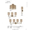 Elk Home Estonia 3 - Light Semi-Flush Mount in  Aged Silver - 2 of 2