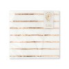 Daydream Society - Rose Gold Frenchie Striped Large Napkins - Pack of 16 Paper Napkins - 2 of 2