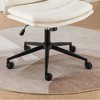 Anybear White Adjustable Swivel Criss-Cross Chair - 4 of 4