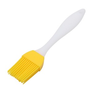 Unique Bargains Basting Brush 15g Small Handle Brush Color Block Dishwasher Safe Silicone PP 6.69"x1.18" 1 Pc - 1 of 4