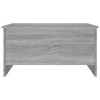 vidaXL Coffee Table Gray Sonoma 31.5"x21.9"x16.3" Engineered Wood - 4 of 4