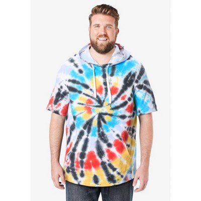 Liberty Blues by KingSize Men's Big & Tall Short-Sleeve Hoodie