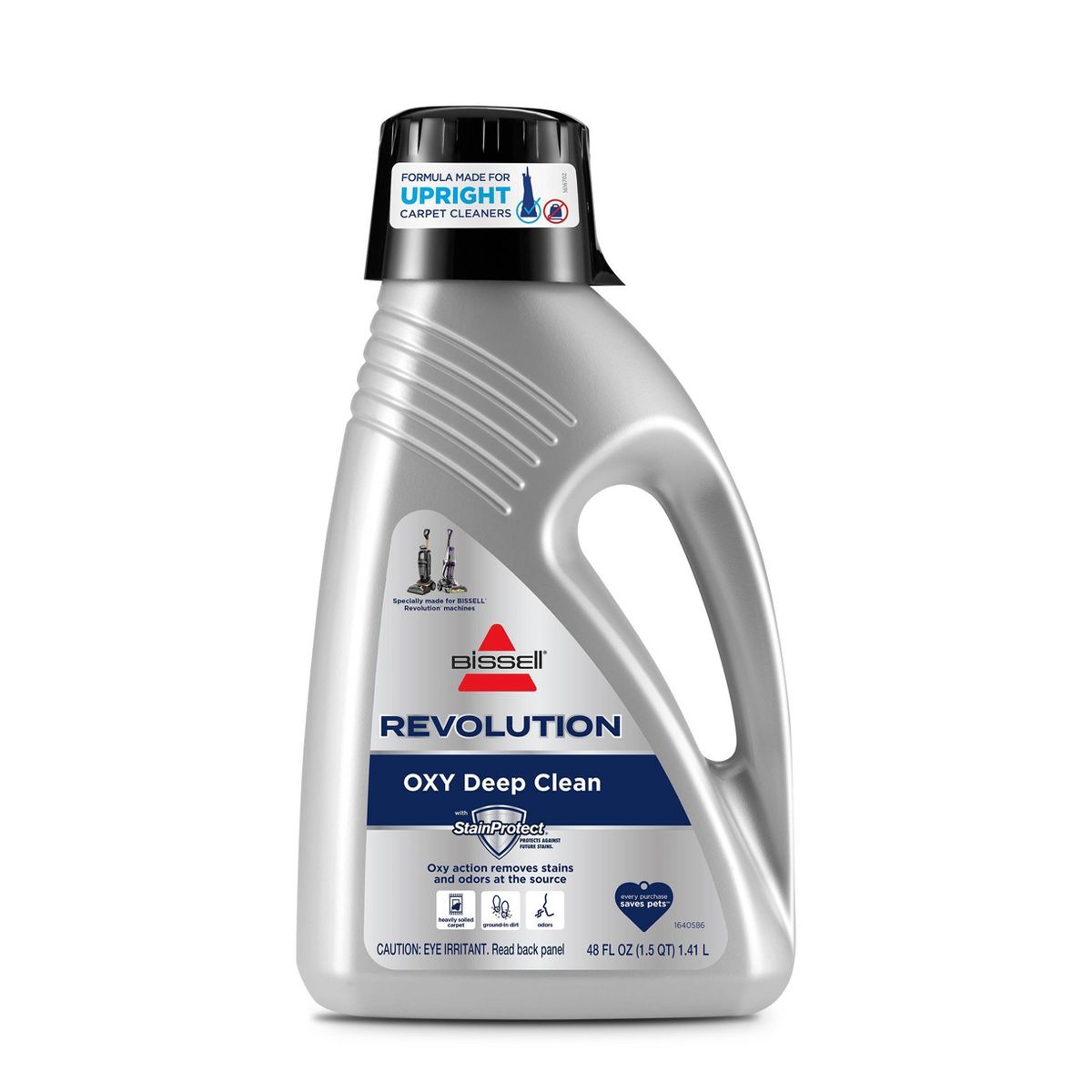 BISSELL Revolution Oxy 48oz Deep Clean Formula - 3975: Liquid Floor Cleaner, Eliminates Stains & Odors, Pet Stain Remover
