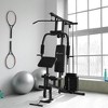 Soozier Multifunction Home Gym Station w/ Pull-up Stand, Dip Station, Weight Stack Machine for Full Body Workout - 3 of 4