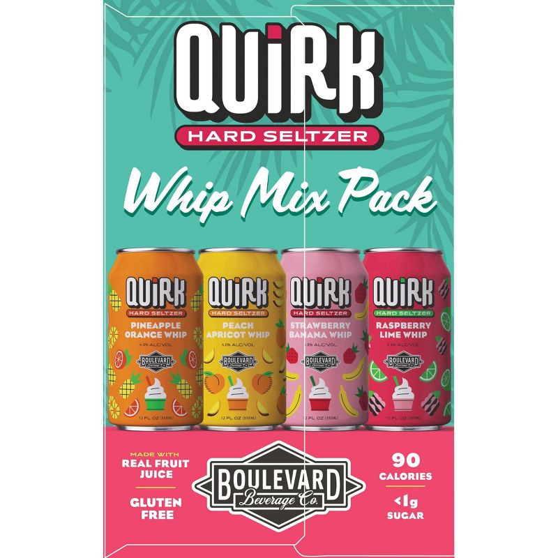 Quirk Whip Hard Seltzer- 12pk/12 fl oz Cans, 4 of 8