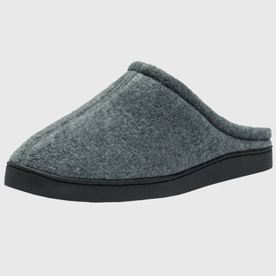 Alpine Swiss Wide Mens Fleece Clog Slippers | Wide Width Slip-On House Shoes with Memory Foam | Cozy Durable Indoor Comfort