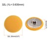 Unique Bargains Round Metal Sewing Cloth Covered Button 10 Pcs - 2 of 4