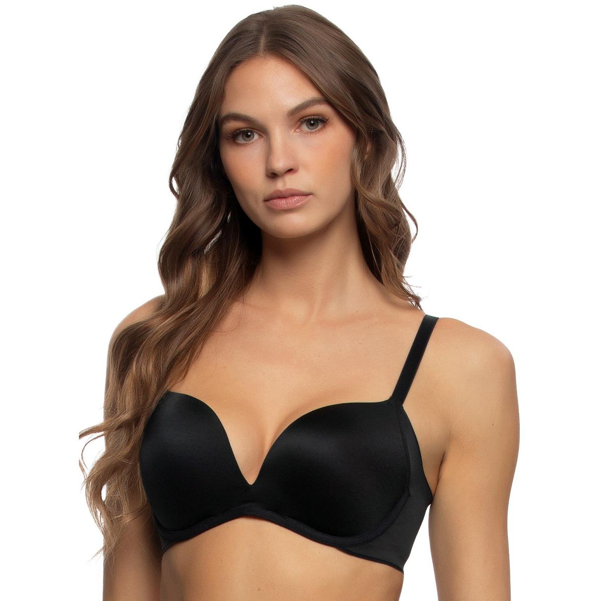 Women's Moxie Seamless Push Up Bra - Side Smoothing, Adds 1-1.5 Cup Sizes, Sexy, Lifting - Felina