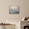 Art Remedy Two birds and a blossom branch Rustic Chic Farmhouse Wall Art Framed - 2 of 4