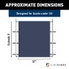Taylor Made Ptx Power Shade 57 Inch Navy Boat Deck Cover 2021026254_68. - 4 of 4