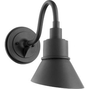 Quorum Lighting Torrey Lantern, 1 Light, Noir Finish - 1 of 1
