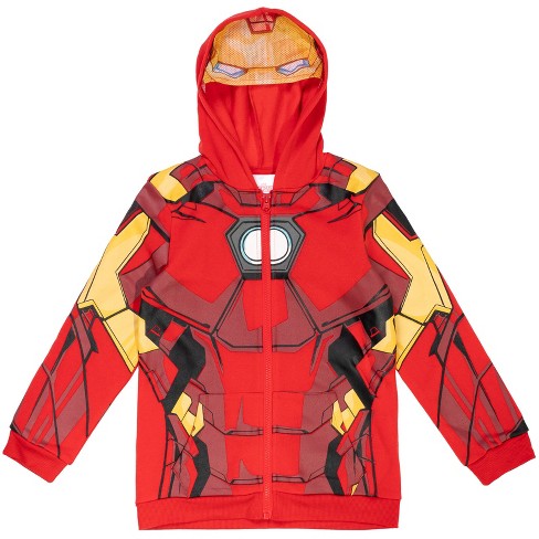 Iron man deals zip up hoodie