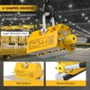 Magnetic Lifter, 880 LBS Capacity Steel Lifting Magnet with Release, Permanent Lift Magnets for Hoist,Used in Shop Crane, Lifting Plate Steel, Board - 4 of 4