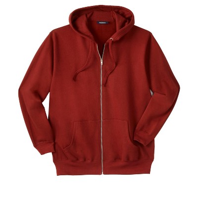 Kingsize Men's Big & Tall Shaker Knit Hoodie - Big - 8xl, Rich Burgundy Marl  Red : Target