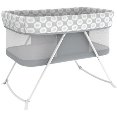 Ingenuity Snooze & Stow Rocking Portable Folding Bassinet - Sheppy (Gray)
