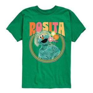 Boys' - Sesame Street - Rosita With Flowers Short Sleeve Graphic T-Shirt - 1 of 4
