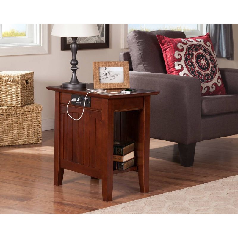 Nantucket Chair Side Table with Charger - AFI, 3 of 7