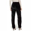 Women's Velvet High Rise Wide Leg Trousers - Chelsea28 - 3 of 4