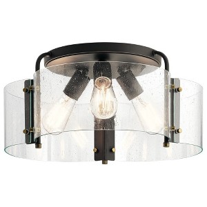 Kichler Lighting Thoreau 3 - Light Semi-Flush Mount in  Olde Bronze - 1 of 2