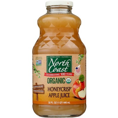 North Coast Organic Honeycrisp Apple Juice - 6 pack, 32 fo