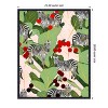 Amanti Art Zebra Harem by Uma Gokhale Framed Canvas Wall Art - 3 of 4