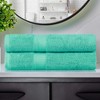 Luxury Cotton Solid Medium Weight Bath Towel Set by Blue Nile Mills - 2 of 4
