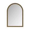 Iron Art Retro Oval/Arch Mirror, Antique Effect Wall Hanging Mirror for Living Room/Bedroom/Entrance Decor, Gold/Silver - ModernLuxe - 4 of 4