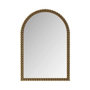 SEVOBAL Bathroom Vanity Mirrors Vintage Iron Arch Design Wall Hanging or Table Mirror Multi-Room Use Anti-Rust, Gold, 23.62"*0.98"*35.43" - 1 of 4