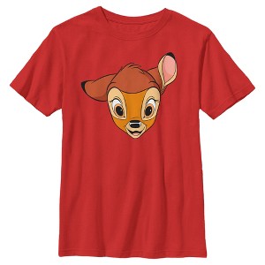 Boy's Bambi Face Portrait T-Shirt - 1 of 4