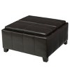 Contemporary Storage Ottoman Bench with Reversible Tray Tops and Hidden Compartment for Living Room -3irtyhousy - 3 of 4