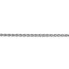 Black Bow Jewelry 3mm, 14k White Gold, Solid Parisian Wheat Chain Bracelet, 7 Inch - 2 of 4