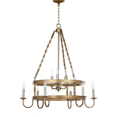 38" Crowley Adjustable Chandelier Gold - Safavieh