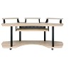 CAVINAS Home Office Desk 71" Morden Music Desk with 2 Desk Shelves, Keyboard Tray for Study and Work - 3 of 4