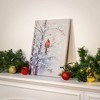 Lumabase Battery Operated Lighted Wall Art with Remote Control Red Cardinal - 4 of 4