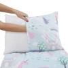 Everything Kids' Unicorn Deluxe Easy Fold Nap Mat: NoJo, Light Blue, Toddler & Preschool Sleep Mat, Machine Washable - image 2 of 4