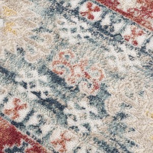 Hauteloom Bindi Blue & Rose Area Rug - 1 of 4