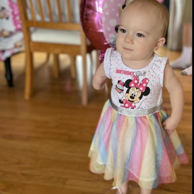 One year old minnie mouse store birthday outfit