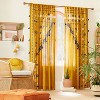 2pk Light Filtering Doorway Embroidery Window Curtain Panels Gold - Opalhouse™ designed with Jungalow™ - 2 of 4